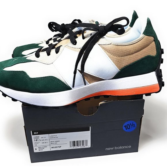 New Balance Other - New Balance Men's 327 Sneaker, Size 10.5 Beige Green